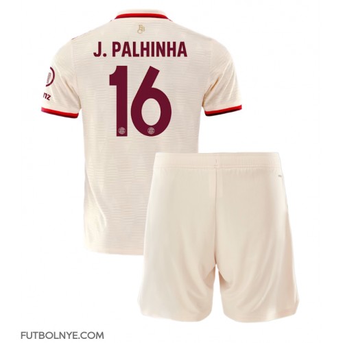 Camiseta Bayern Munich Joao Palhinha #16 Tercera Equipación para niños 2024-25 manga corta (+ pantalones cortos)